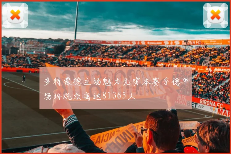 多特蒙德主场魅力无穷本赛季德甲场均观众高达81365人